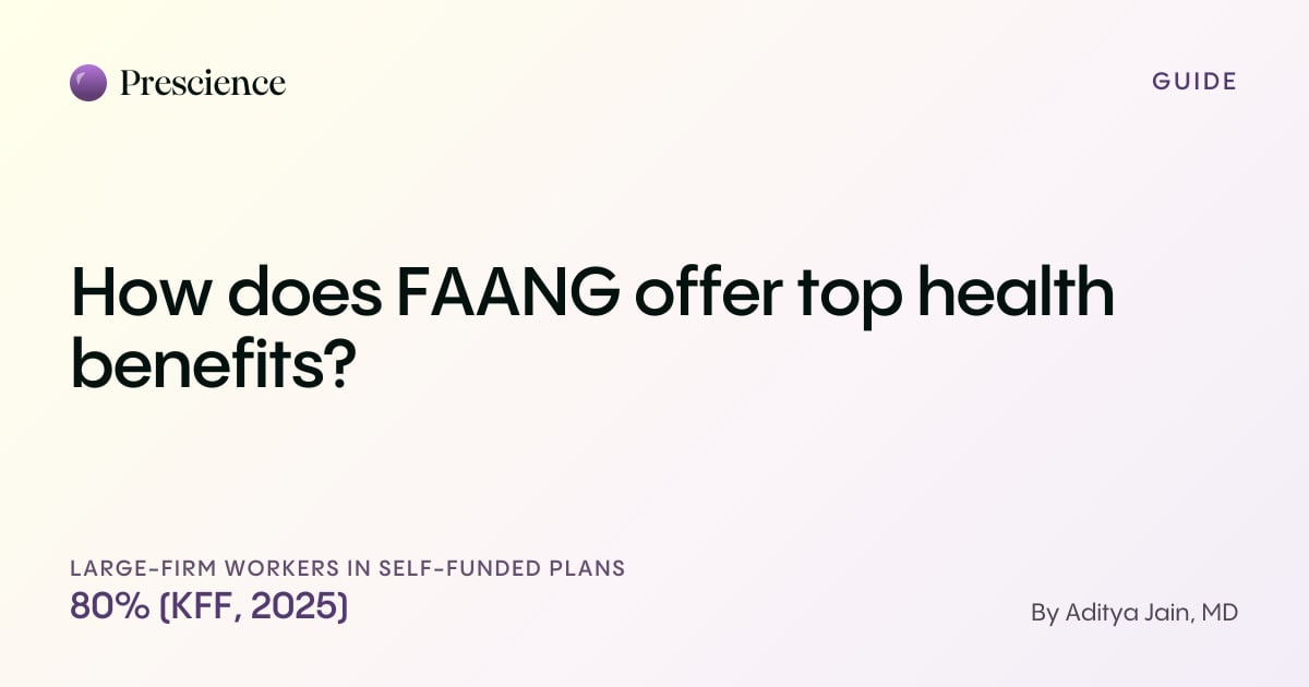 How does FAANG offer top health benefits? (Prescience guide by Aditya Jain, MD)